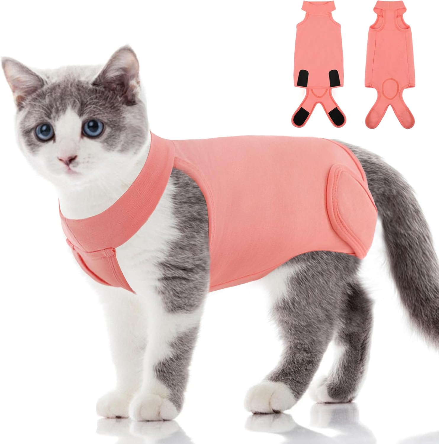 SUNFURA Cat Surgery Recovery Suit Female, Cat Spay