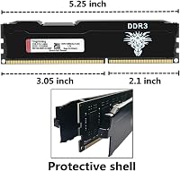 Yongxinsheng DDR3 16GB (2x8GB) 1866MHz PC3-14900 Asztali RAM Memória Fekete 6