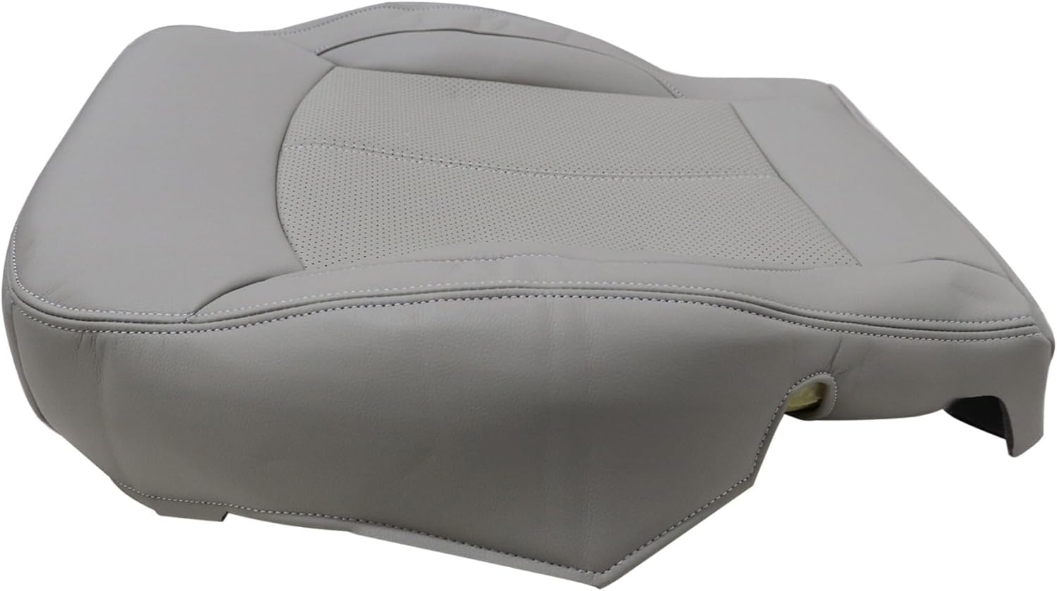 Gray Front Driver Side Bottom Microfiber Leather Perforated Seat Cover Compatible with Buick Lacrosse 2010 2011 2012 2013