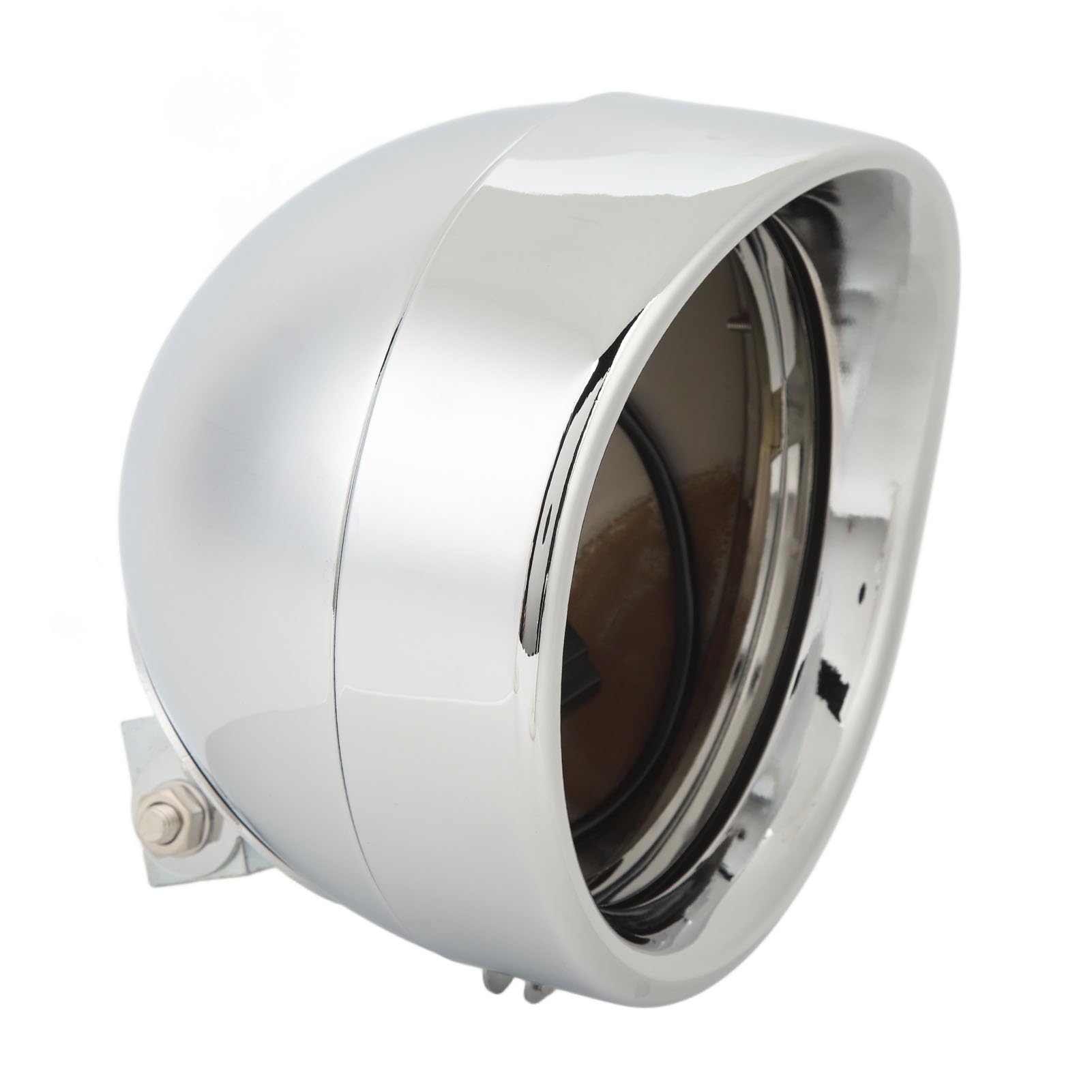 Rundes Scheinwerfergehäuse, 7-Zoll-Scheinwerfer-Eimerschale, LED-Scheinwerfer, Runder Chrom-LED-Scheinwerfer für 7-Zoll-Sealed-Beams, 7-Zoll-H4-Halogenlampen und Viele