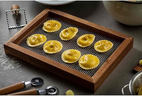 Miniatura 8 de Tablecraft 11088 Rejilla de secado de hierbas, natural, 13.75 pulgadas de longitud, madera de acacia