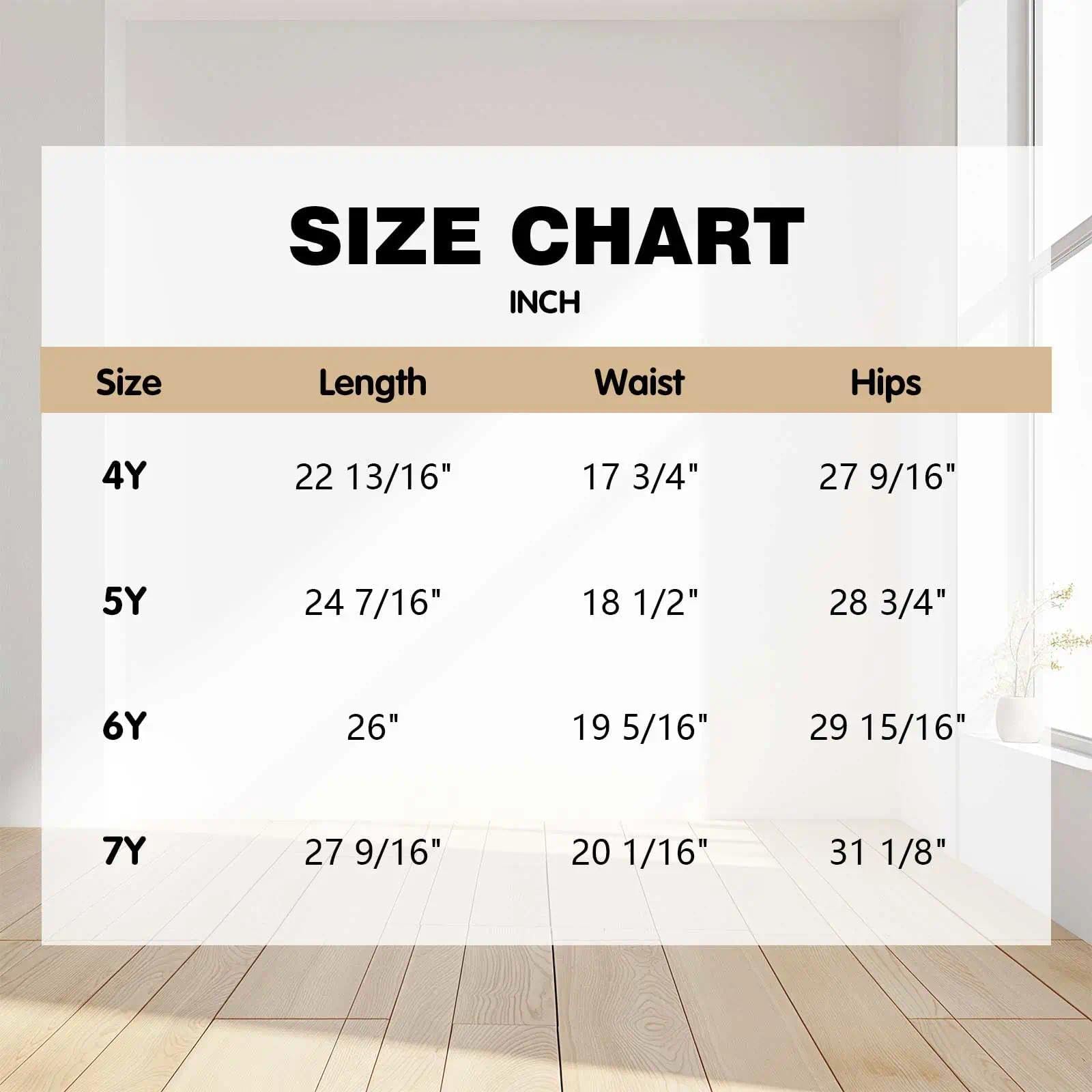Pantalones capri de pierna ancha con aspecto de mezclilla para niñas, cintura elástica, corte de corazón, pantalones de mezclilla para la escuela — view 6
