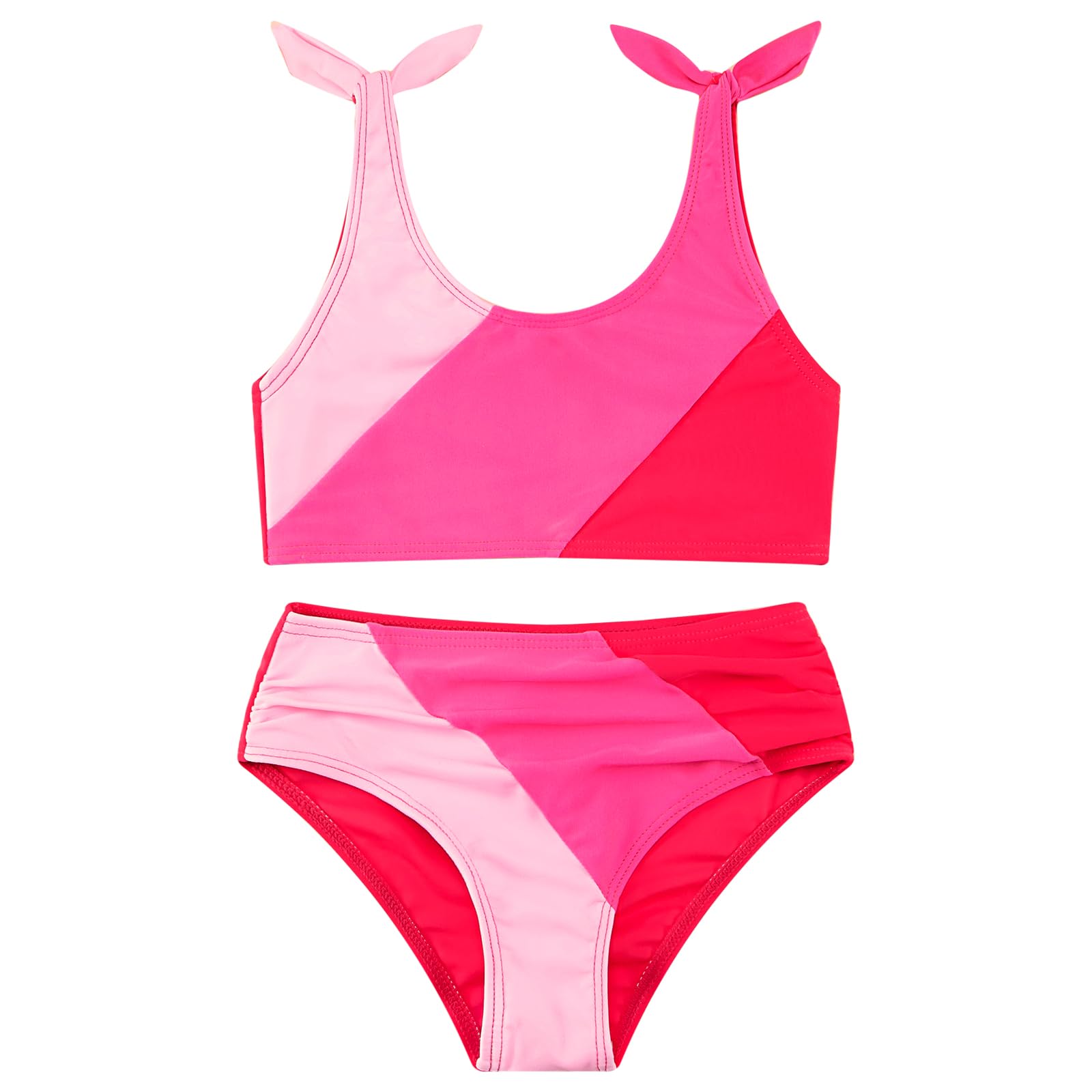 Weixinbuy Maillots de bain pour filles de 2 à 12 ans