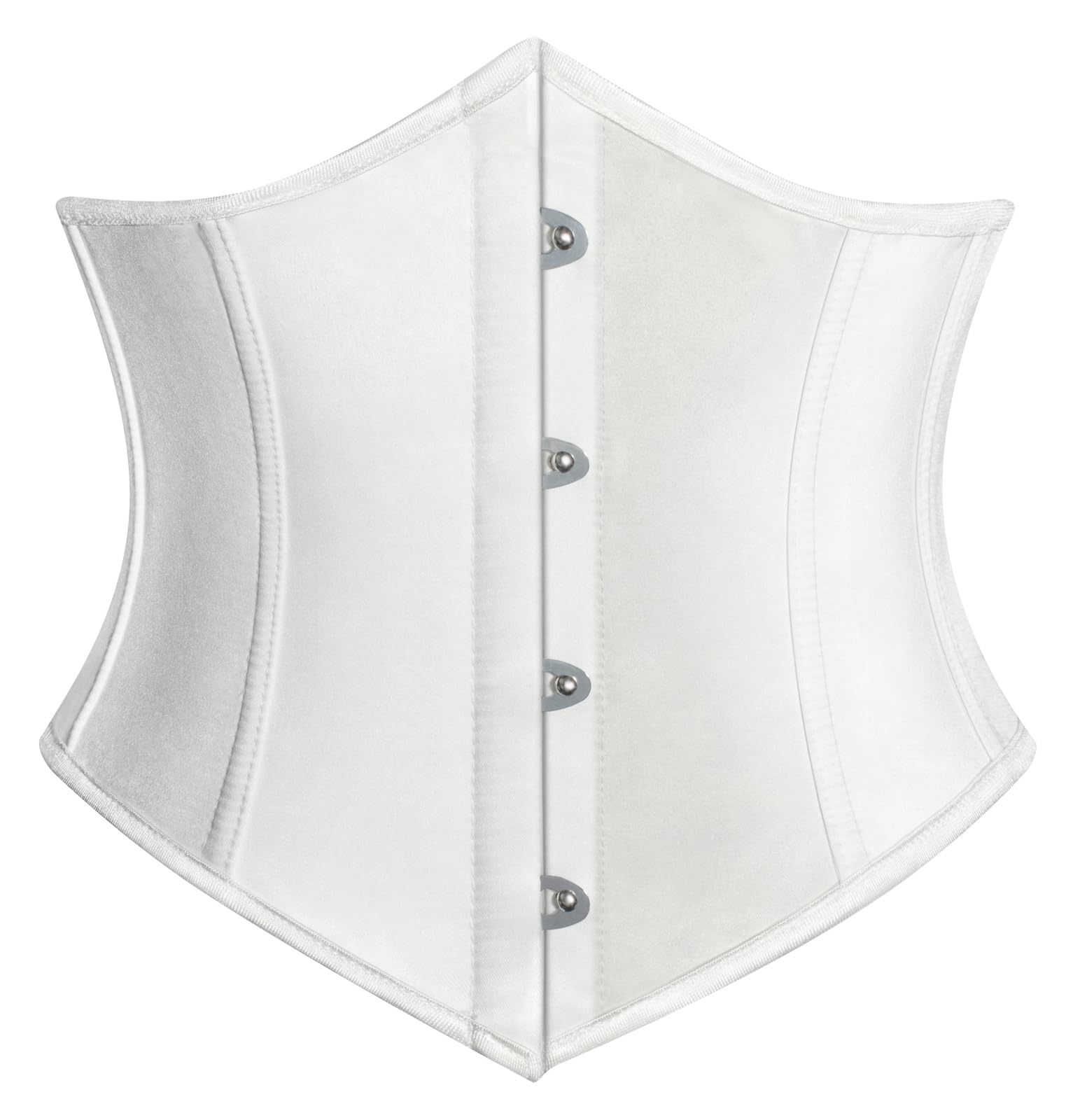 SCARLET DARKNESS Women Renaissance Corset Belt Cottagecore Solid Color Cincher Corset White 8 โ image 1