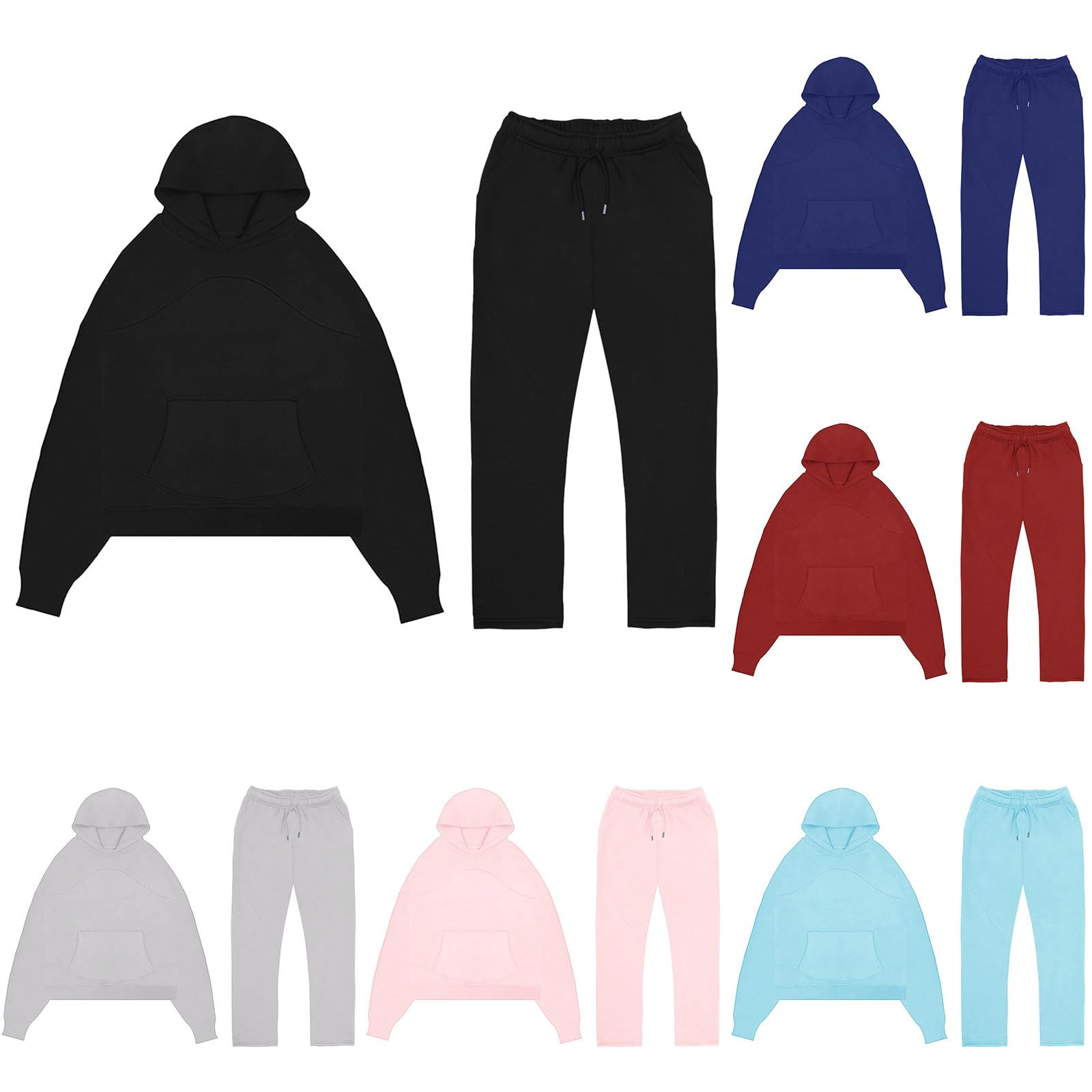 Tuta Uomo Completa Invernale Felpata Due Pezzi Felpa E Pantalone Set Tracksuit Tute Da Ginnastica Felpa Per Palestra Fitness Uso Quotidiano Tute Felpate Uomo