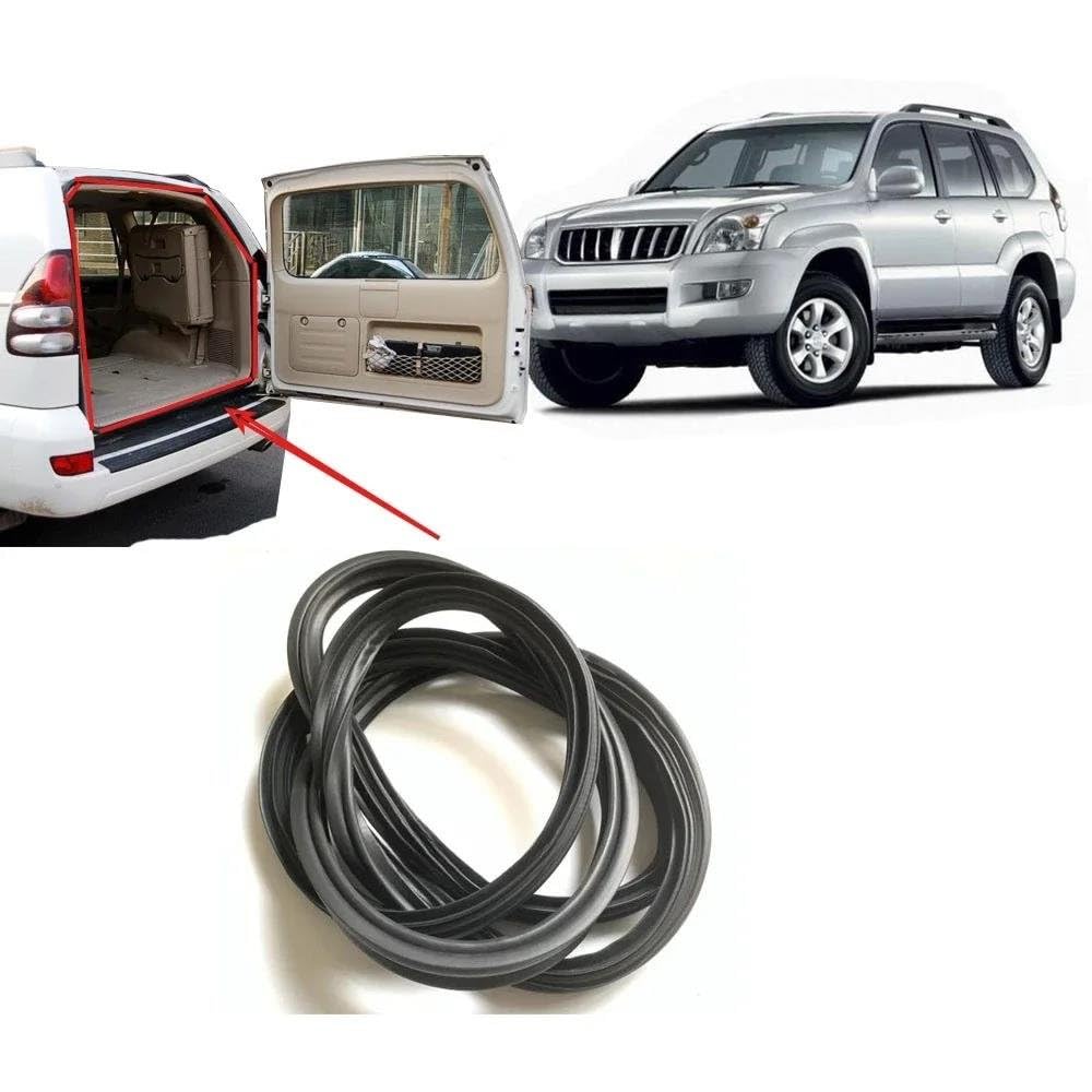 Guarnizione In Gomma Per Porta Posteriore Da 1 Pezzo Per Land Cruiser Per Prado 120 LC120 2003-2009 Protettiva Per Guarnizione In Gomma