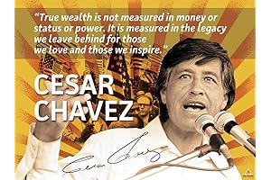 Inspiring Cesar Chavez Poster: A Labor Activist's Legacy in Art