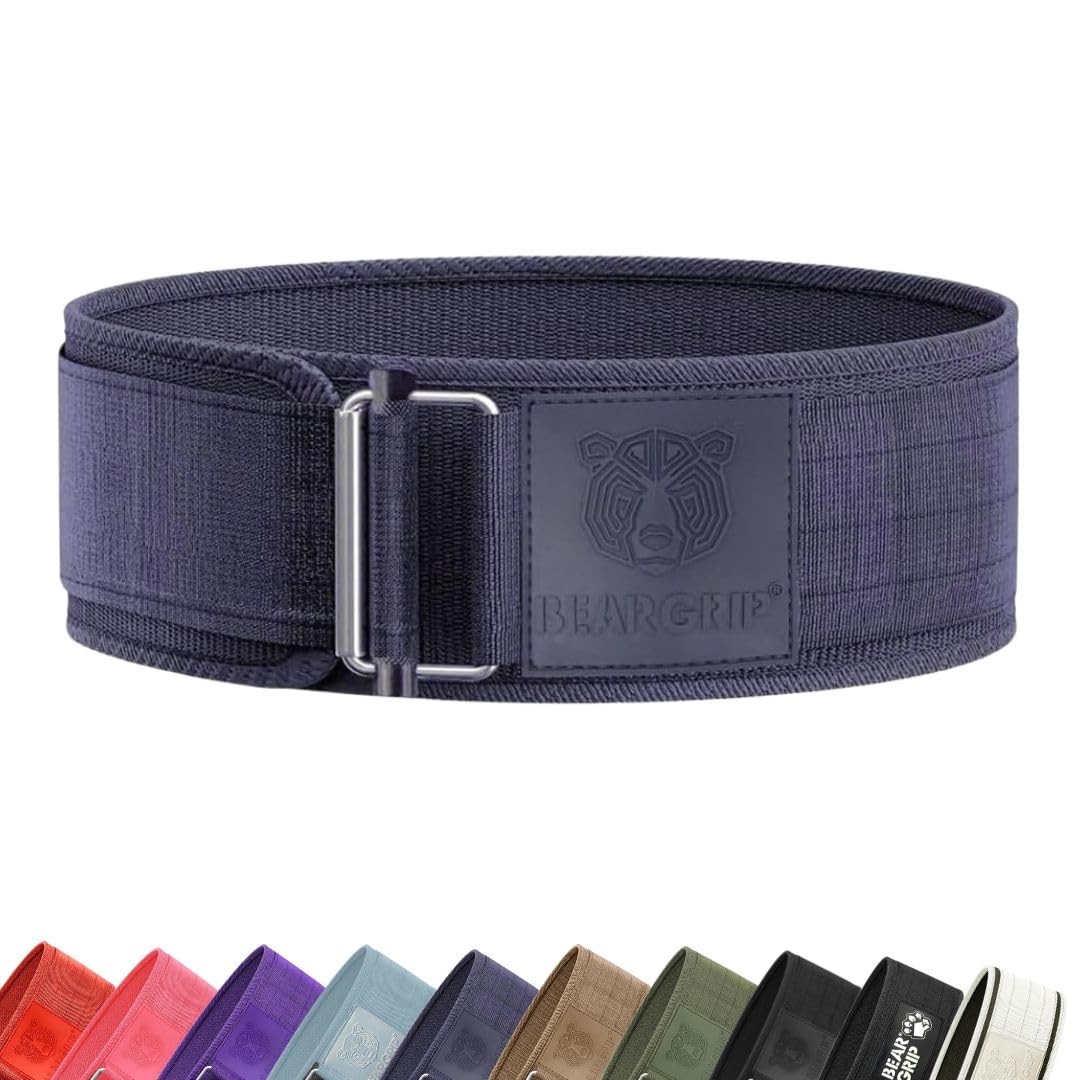 BEAR GRIP - Self-Locking Weight Lifting Belt, Premium Weightlifting Belt for Crossfit, Power Lifting, Bodybuilding, Lifting Belt for Men and Women, Workout Belt for Liftin (S) — image 1