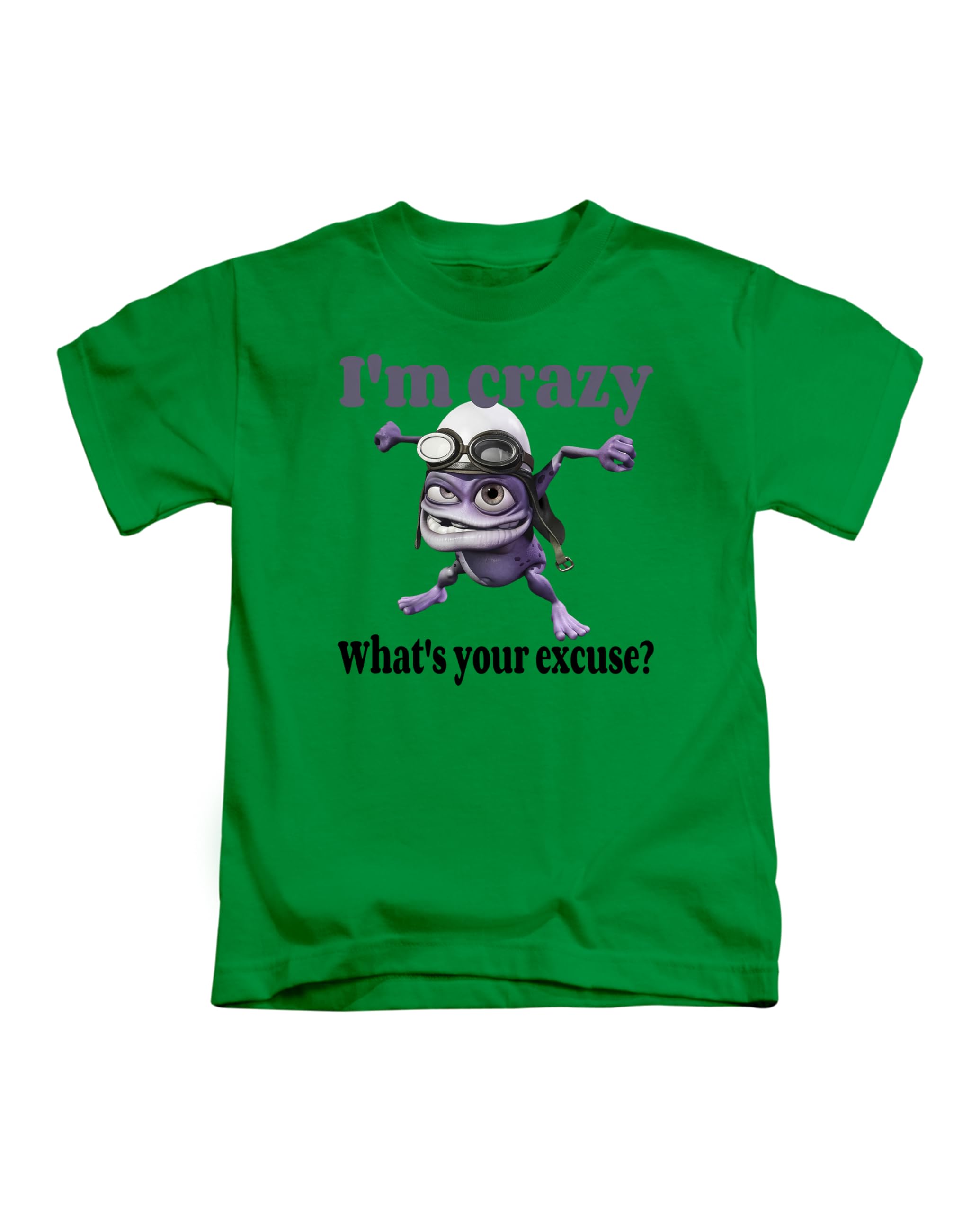 Crazy Frog Meme Novelty Iconic icon 2000s Joke Novelty Pun Humerous Tee T-Shirt Funny Unisex T Shirt Top Irish Green