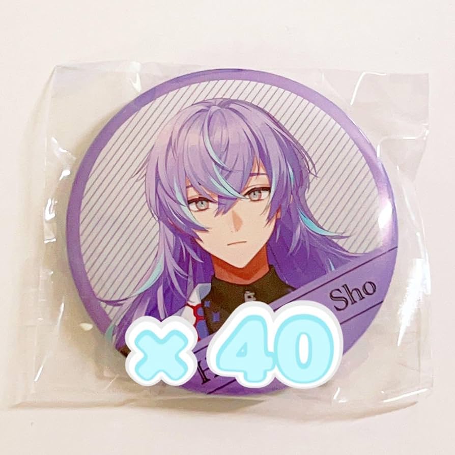 星導ショウ welcome 缶バッジ Welcome Goods】星導ショウ 缶バッジ - 「にじさんじ＆NIJISANJI