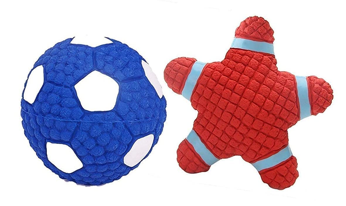 Dog Trust Dog Squeaky Latex Dog Toy Balls Football Rugby Fetch Interactive Toy for Medium Large Dogs (B09V1FD52V) Amazon Price History, Amazon Price Tracker
