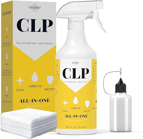 Miniatura 6 de Qucship - Pulverizador de bomba de aceite de pistola de 2 onzas y aceite de aguja de 1 onza protector de kit de limpieza de pistola multiusos