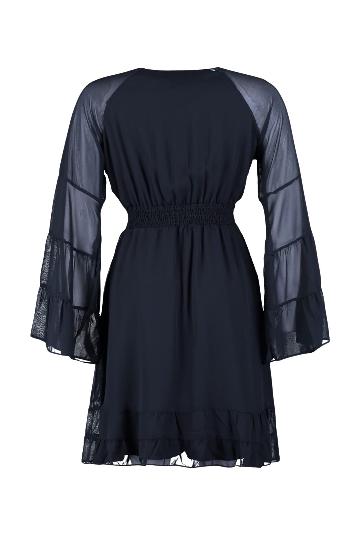 Trendyol Robe Grande Taille-Noir-Skater Femme