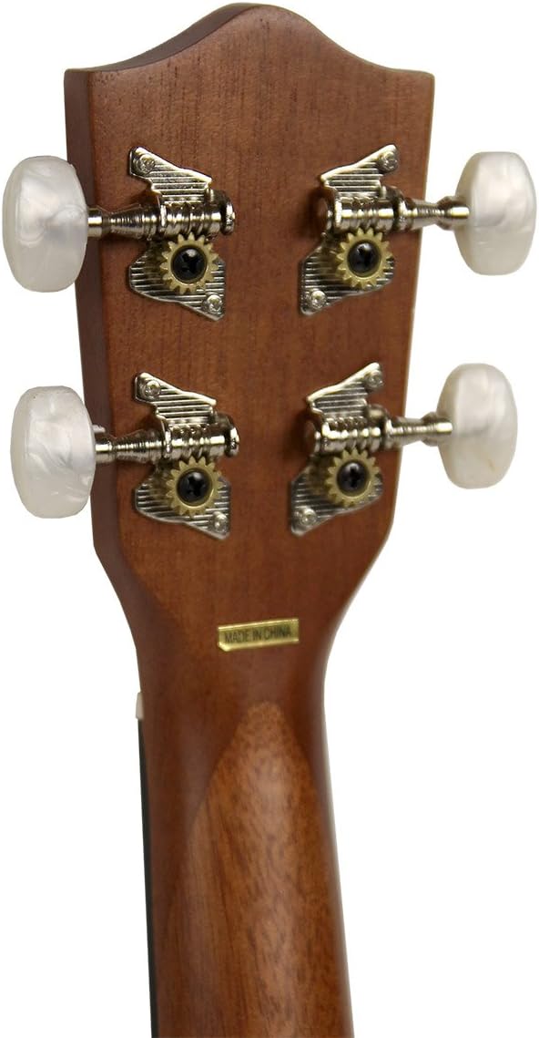 Lanikai LU-21 Soprano Ukulele Bundle with Hard Case, Clip-On Tuner, Austin Bazaar Instructional DVD, and Polishing Cloth