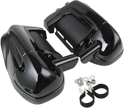 TCMT Guantera con carenado inferior ventilado para las piernas, compatible con Harley Touring Road King Street Glide Electra Glide Ultra-Classic