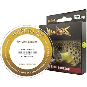 Scientific Anglers XTS Gel Spun Fly Line Backing, 50 lb Test, Yellow - 100, 150, 200, 250, 300, 400, 500 up to 3000 yds (100 yds)