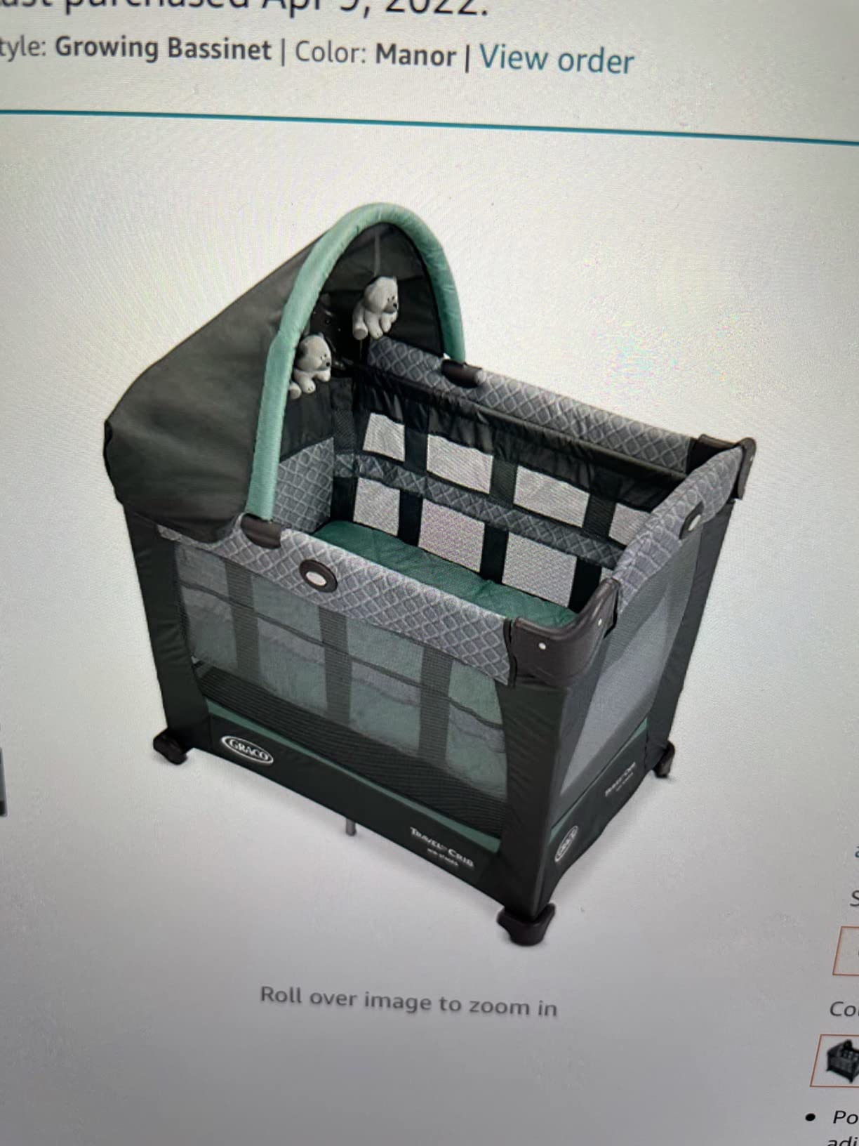 25/mo Finance Graco Travel Lite Crib Travel Crib Converts from