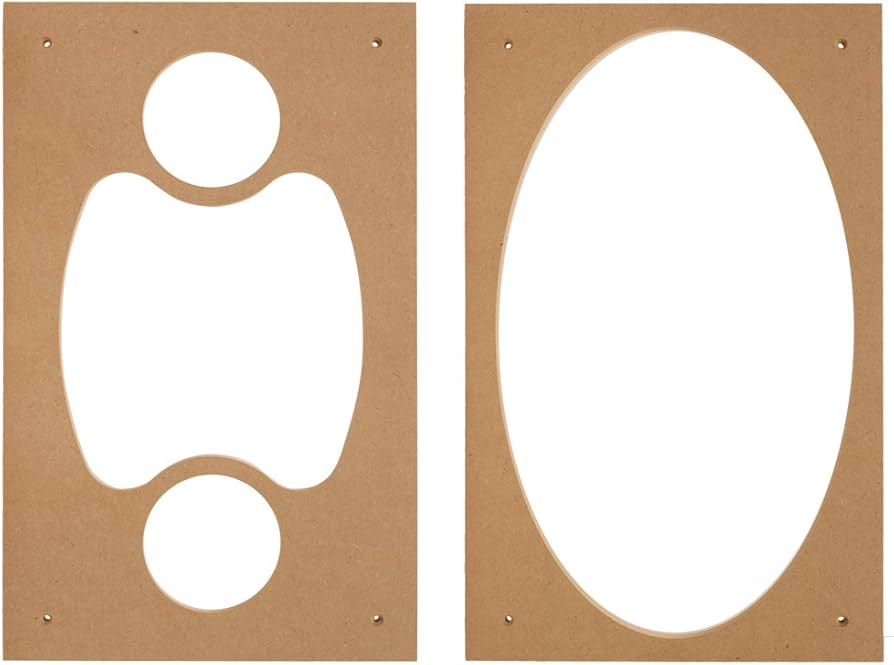 Peachtree Woodworking Football Bowl and Tray Template - 2 Piece Set - Router Templates - Amazon.com peachtree-woodworking-football-bowl-and-tray-template-2-piece-set-router-templates-amazon-com