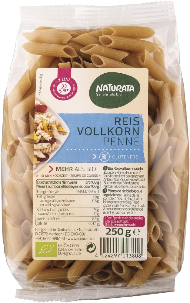 Penne, Reis Vollkorn 18 x 250 g