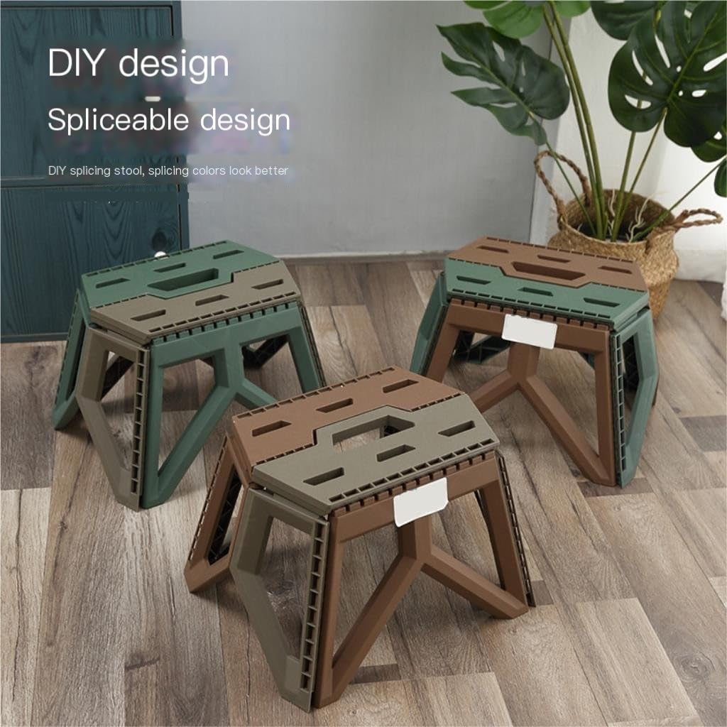 Camp Stool Mazar Stool, Outdoor Portable Stool, Portable Plastic Stool, Home Shoe Changing Stool, Fishing Low Stool Camping Stool(G)