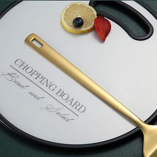 Miniatura 5 de Berglander - Espátulas de oro, espátulas de metal para cocinar, espátulas de cocina, espátulas de barbacoa, aptas para lavavajillas, fáciles de