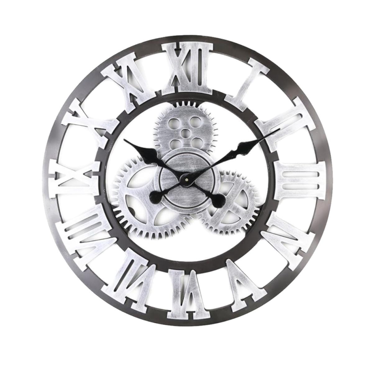 Reloj retro de madera LALAFINA para decorar las paredes del salón familiar