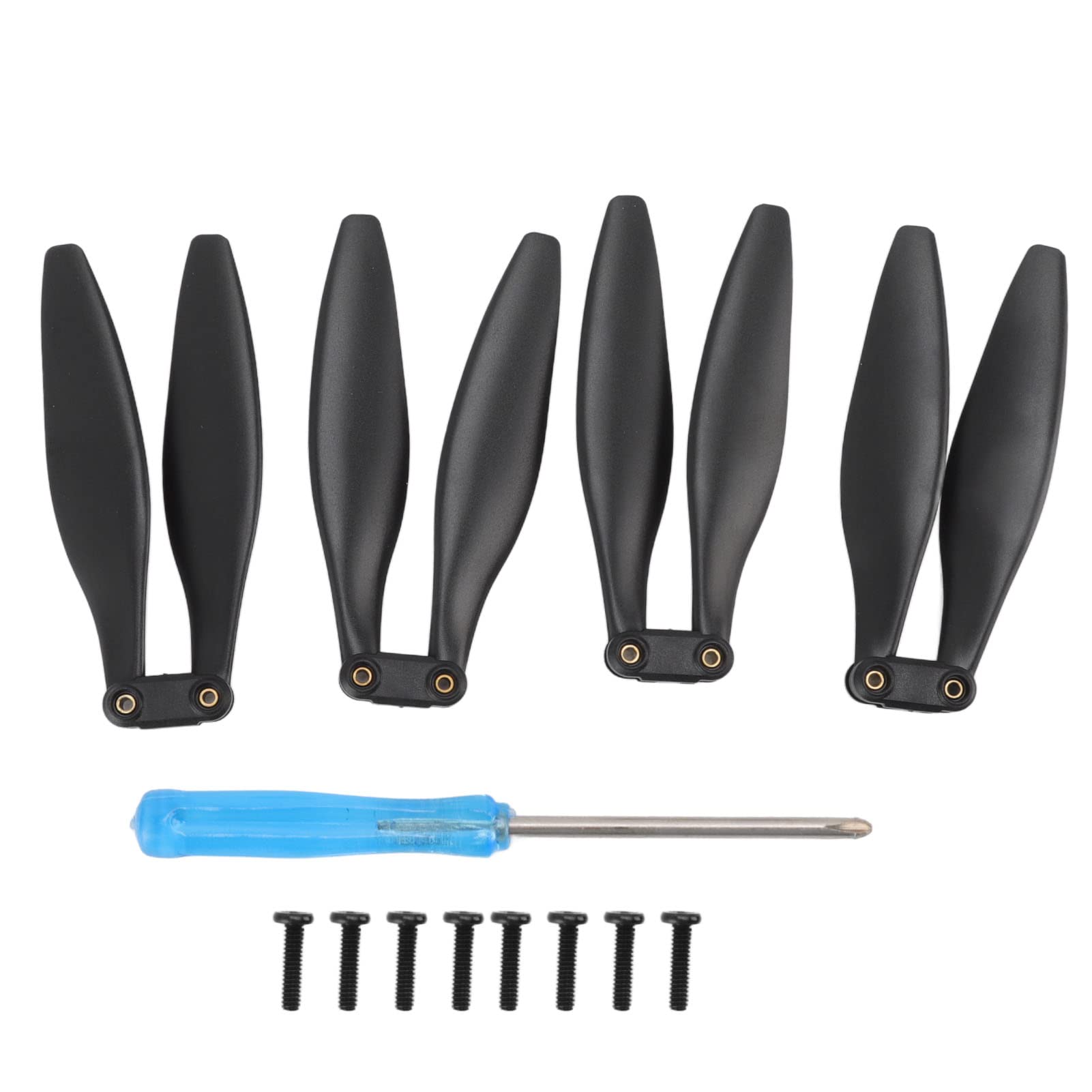 Keenso 4Pcs Drone Propeller, Foldable High Strength Drone Propeller Blades Accessories for Holy Stone HS720 HS720E Fuselage