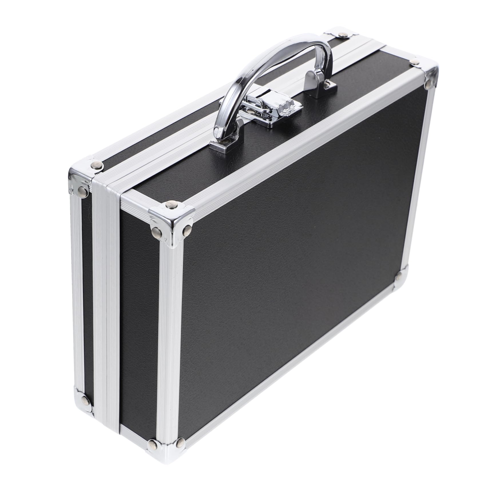 ibasenice Aluminum Case Handle Tool Storage Box for Men Briefcase Large Capacity