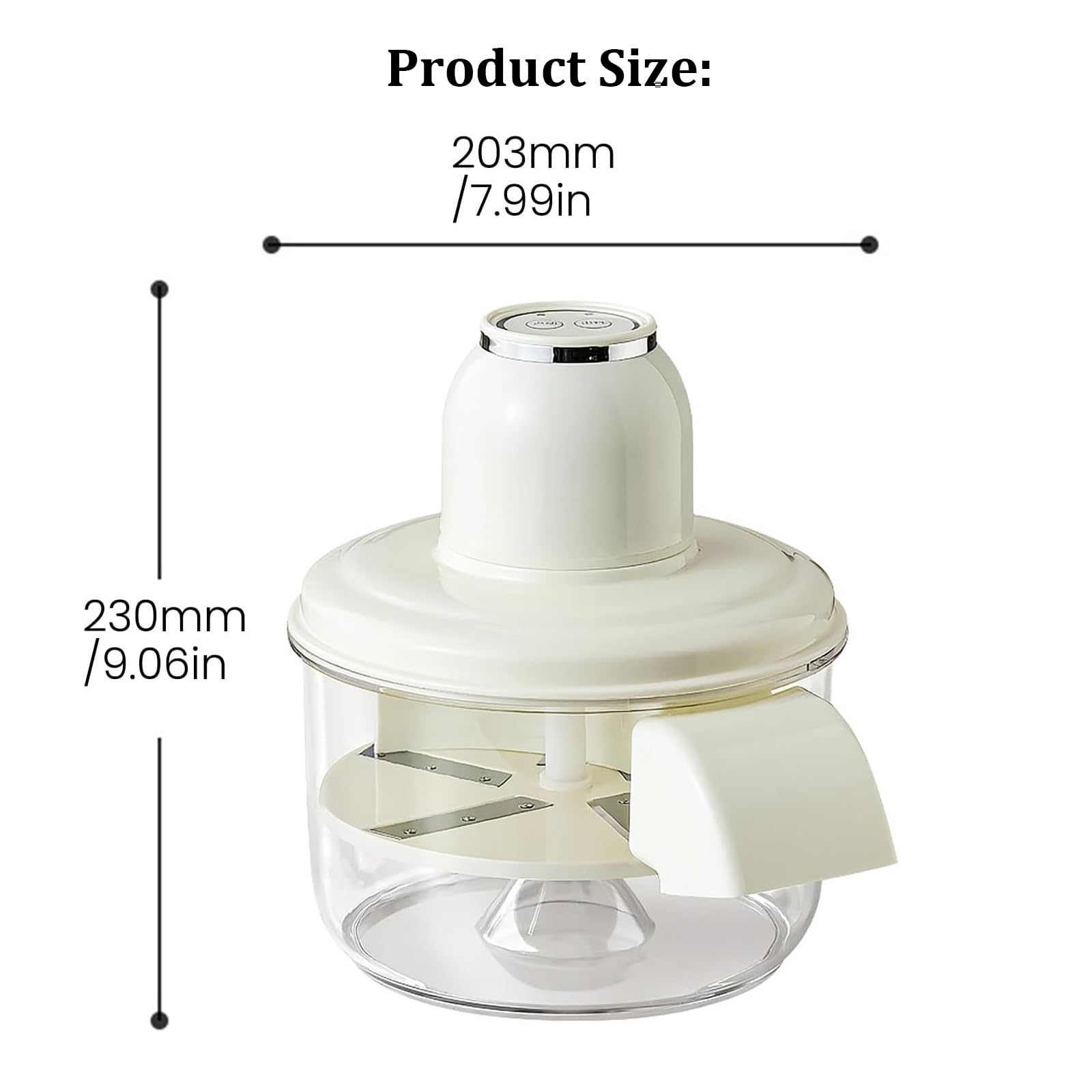Pelapatate elettrico, macchina automatica for la rimozione della buccia dell'uva da 300 g for pomodorini, dispositivo di pelatura ricaricabile for la cucina di casa(White)