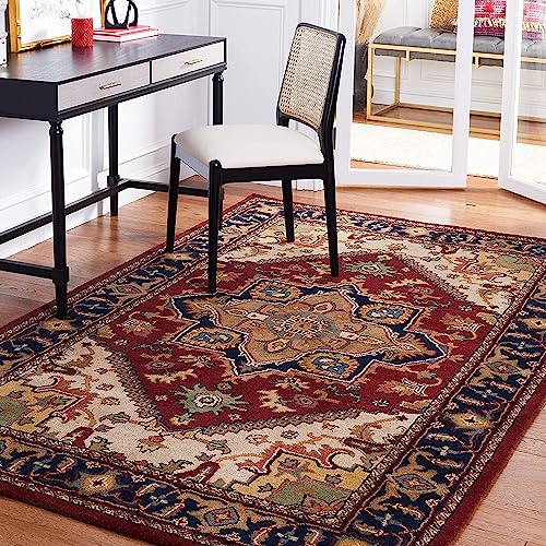 Image of Carpet Mahal Handmade Handwoven Tufted Made of 100% Soft Blended Wool Export Quality Carpets with 1 Inch Thickness (12x18 Feet) Color Multi