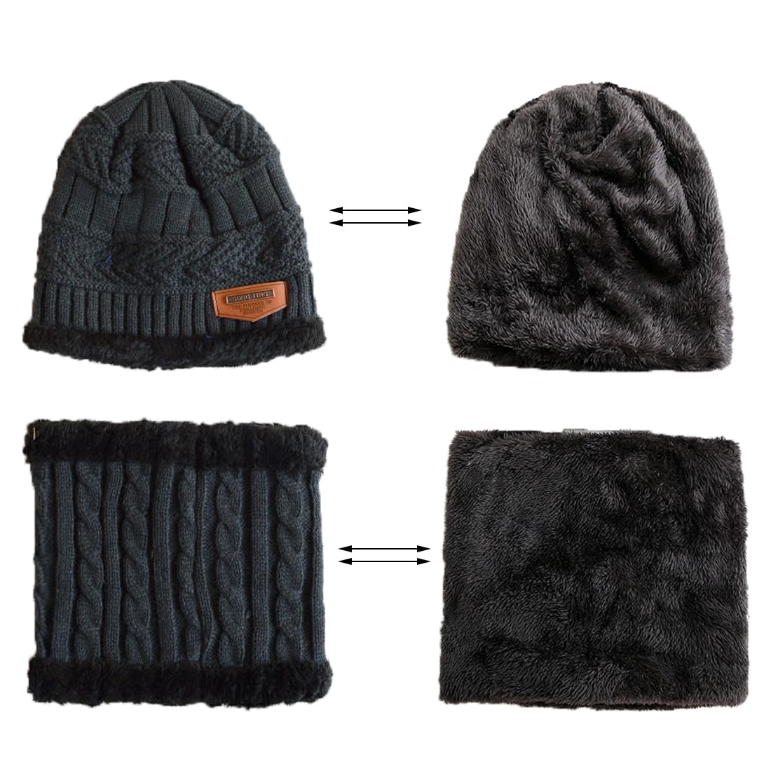 Zimowy ocieplacz na szyję, czapka zimowa dla dzieci, zimowa czapka z dzianiny i szalik, czapka zimowa dla dzieci, czapki beanie chłopiec dziewczynka