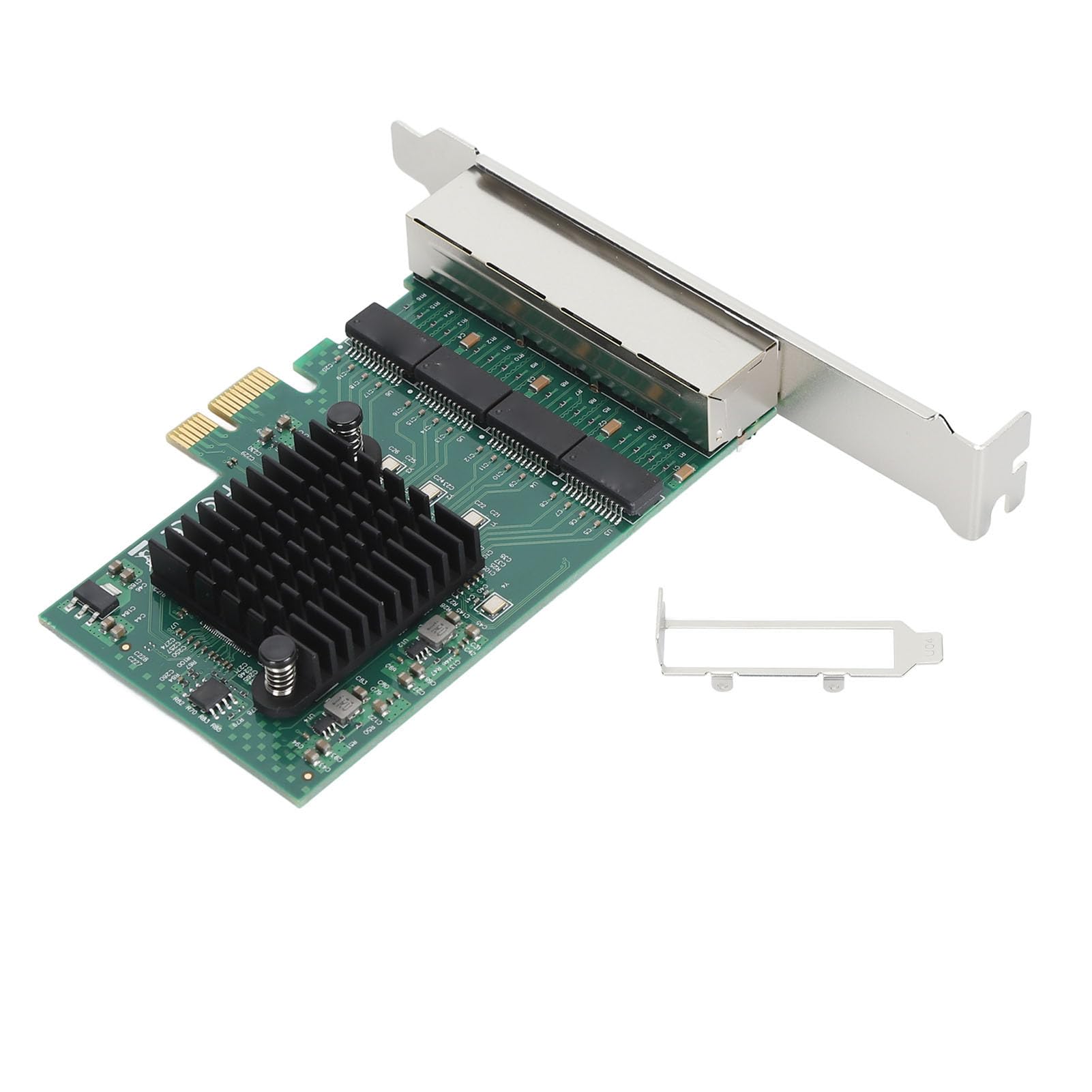 SIXRUN Scheda di Rete PCIe X1 4 Porte RJ45, Gigabit
