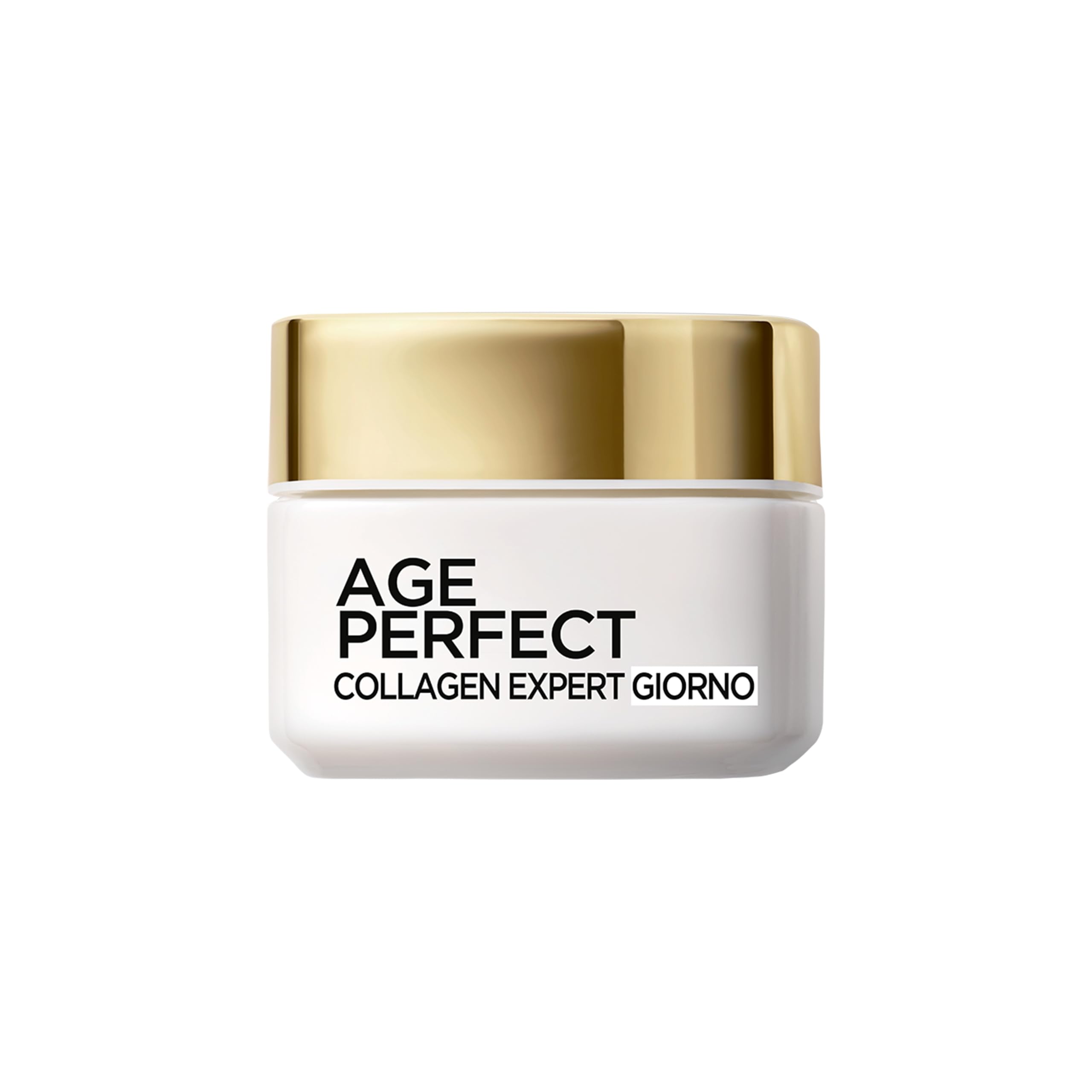 L'Oréal Paris Crema Viso Giorno Anti-​Età, Per Pelli Mature, Pelle Più Compatta e Levigata, Macchie dell'Età Ridotte, Con Peptidi di Micro-​Collagene e Niacinamide, Age Perfect Collagen Expert, 50 ml