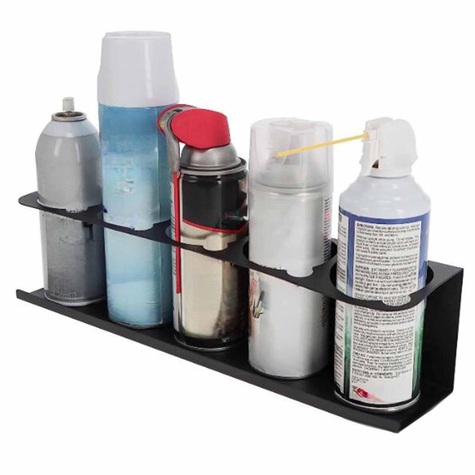 Acrylic Spray Can Holder Rack - Wall Mount For 5 Cans, Tilt Design For Garage & Workshop - View #12