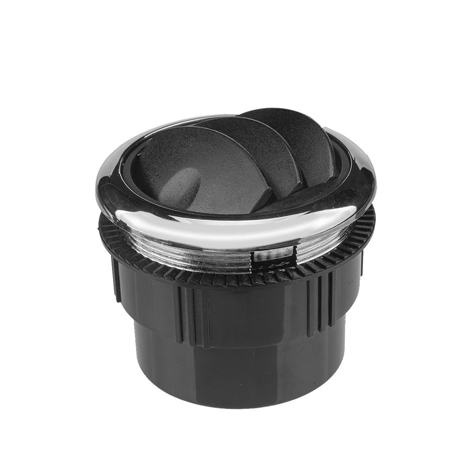 Sauanmnktp B Universal Car Air Vents 2.95 Inch A/C Air Vent Universal Conditioning Outlet With Chrome For Rv Us Adjustable Air Vent Louvers