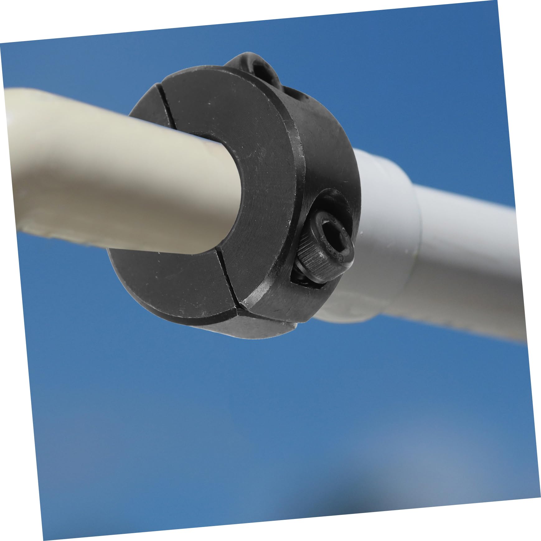 HOMOCONO Shaft Collar Steel Clamping Ring Retaining Ring Axle Ring Split Fixing Ring Easy Mounting Safety Limit Ring