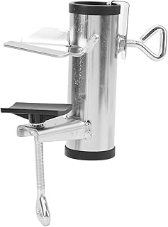 Asixxsix Suporte de guarda-chuva de pátio, braçadeira de guarda-chuva de pátio utdoor de aço carbono universal portátil braçadeira de guarda-chuva suporte flexível montagem de guarda-chuva de pesca clipe fixo para pátio varanda deck