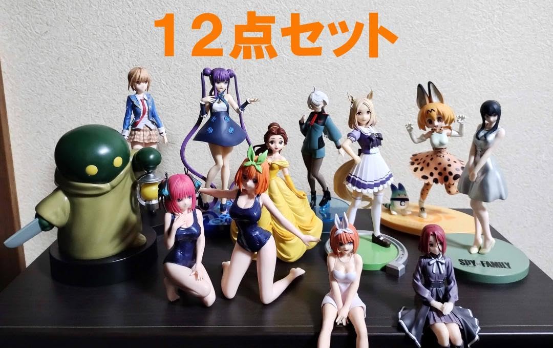Amazon | 12点セット アニメ 美少女 フィギュア まとめ売り 