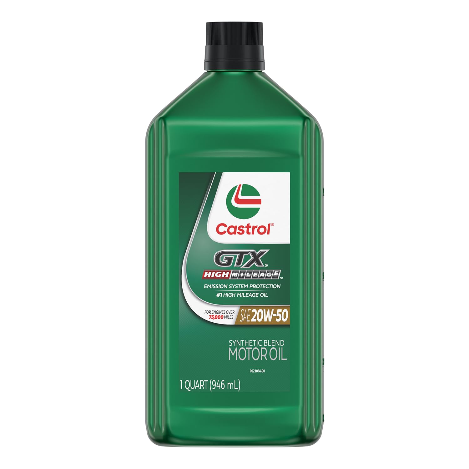 Castrol GTX High Mileage 20W-50 Synthetic Blend Motor Oil