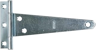 2 15/16 in x 1 in Steel Tee Hinge with 4 Holes per Leaf, Zinc Finish, 1 EA-Each