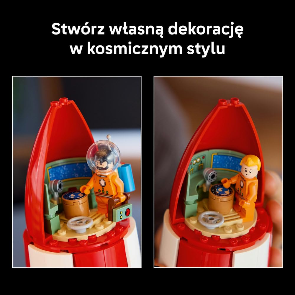 LEGO Ideas Tintin® i rakieta na Księżyc 21367 | Model rakiety, zestaw dla dorosłych, prezent dla fana Tintina, 1283 elementy