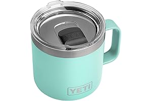 Rambler 14 oz Yeti Tumbler - Vacuum Insulated Stainless Steel Mug with...