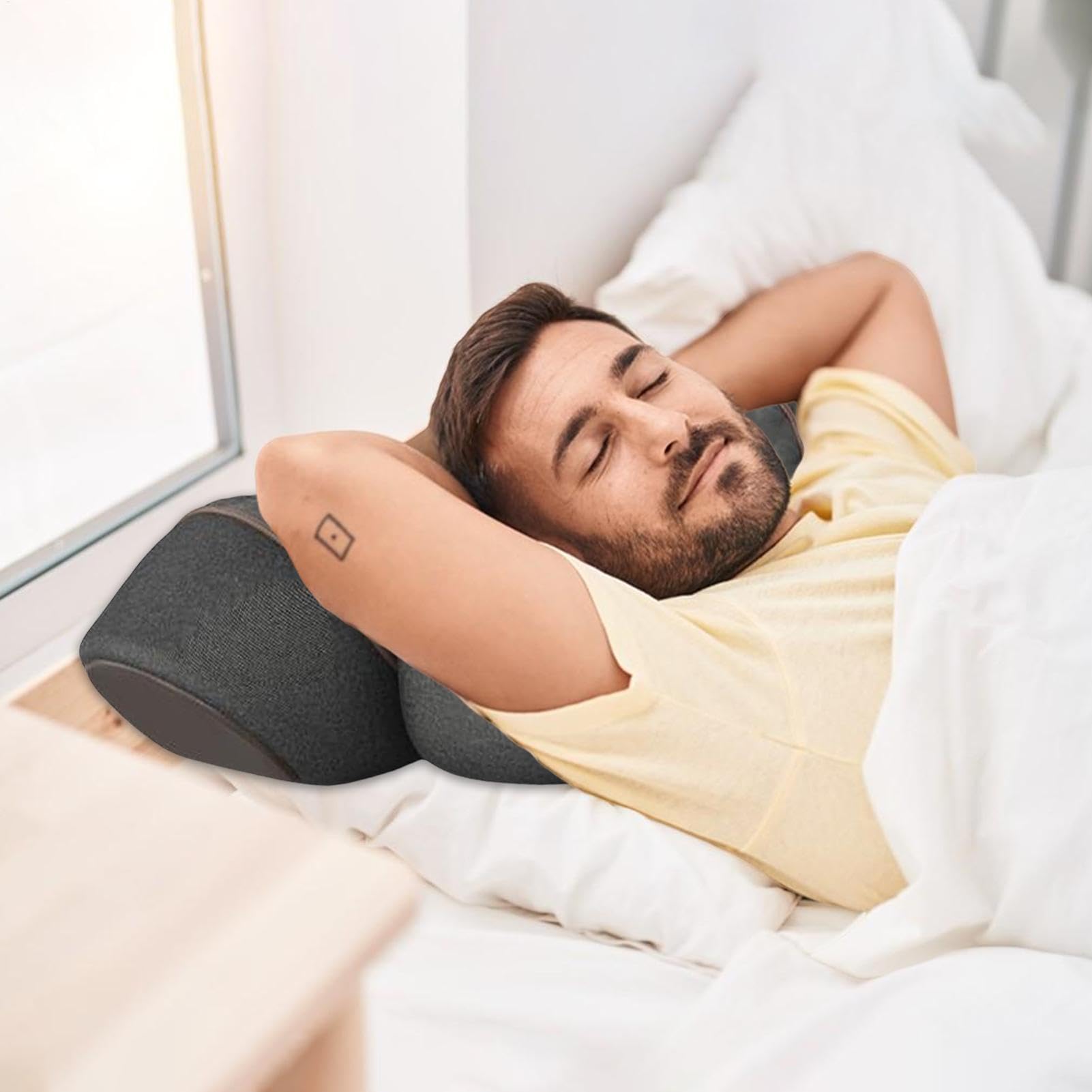Massaggiatore per collo, massaggiatore a caldo, 16,14 x 10,94 in tessuto profondo massaggio al collo, funzione di trazione rilassamento, sonno dispositivo, per uso domestico, Shoulders, stress | profondo massaggio al collo, funzione di trazione rilassamen