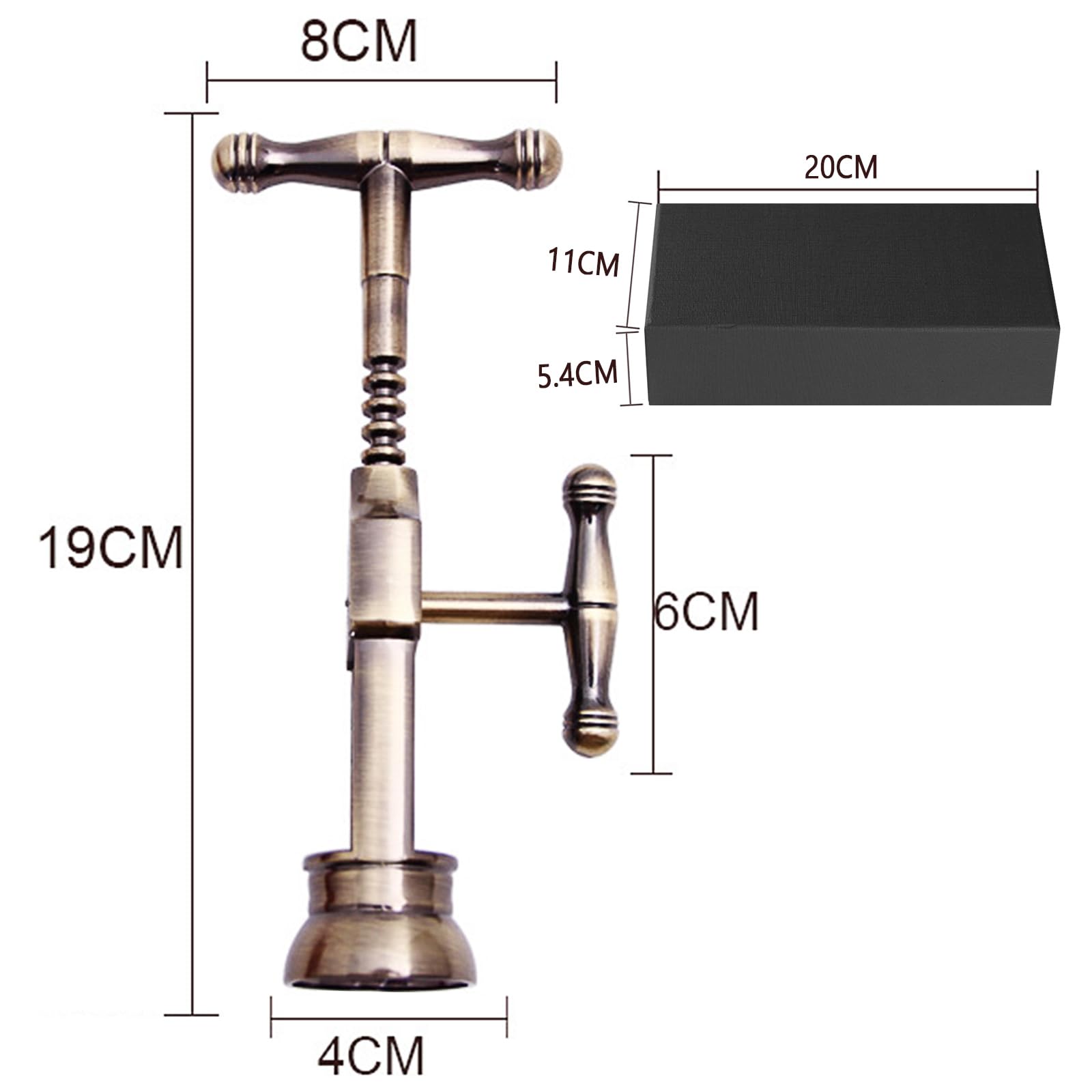 Korkenzieher,Weinflaschenöffner,Korkenzieheraus Zinklegierung,Weinöffner 19 * 7.5 * 6cm,Hebelkorkenzieher Wein,flaschenöffner Wein,Corkscrew Geeignet für Partys,Bars,Restaurants