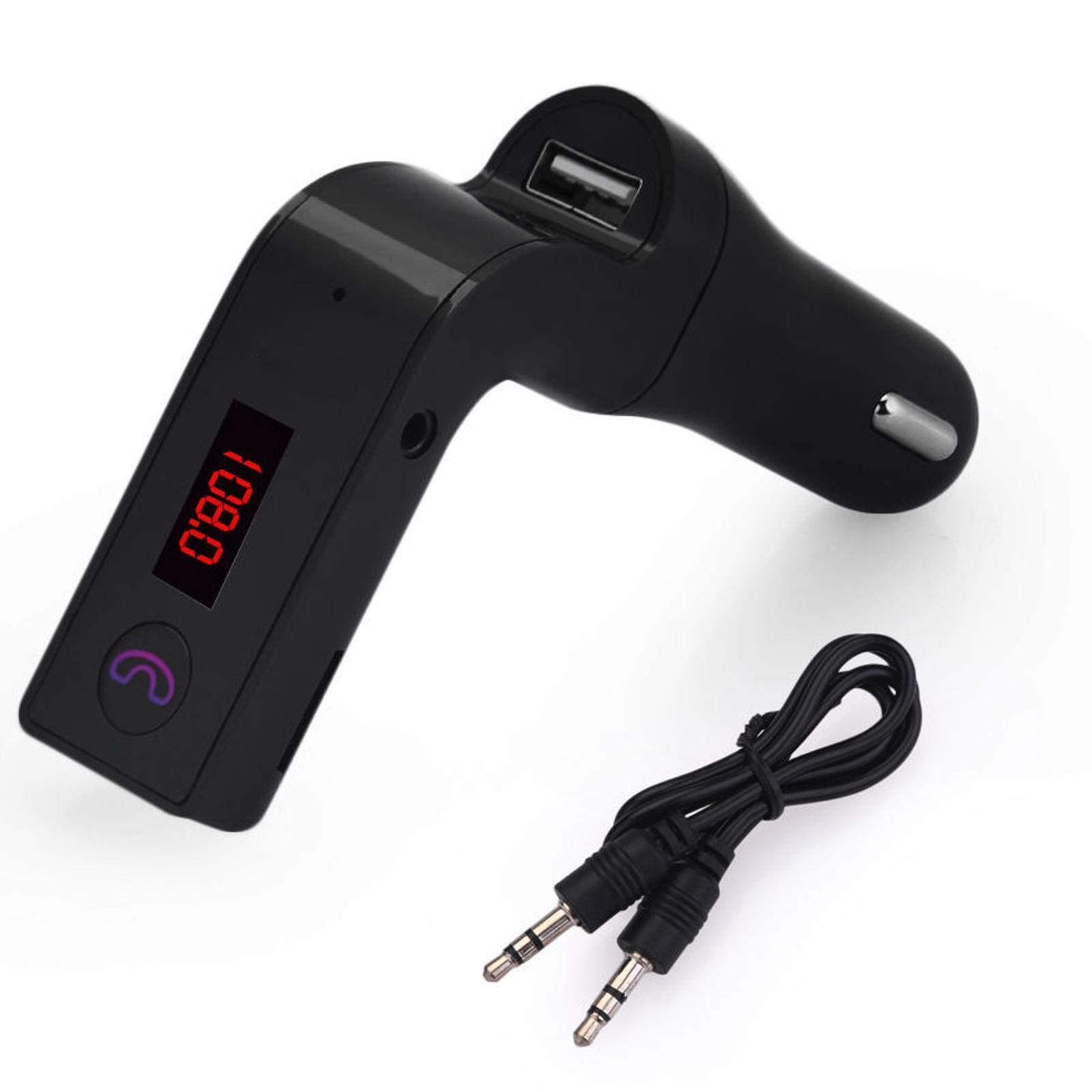 Wireless Bluetooth Car Charger MP3 Player Stereo Car Kit MP3 Player with Handsfree FM Transmitter SD Dual USB Charger