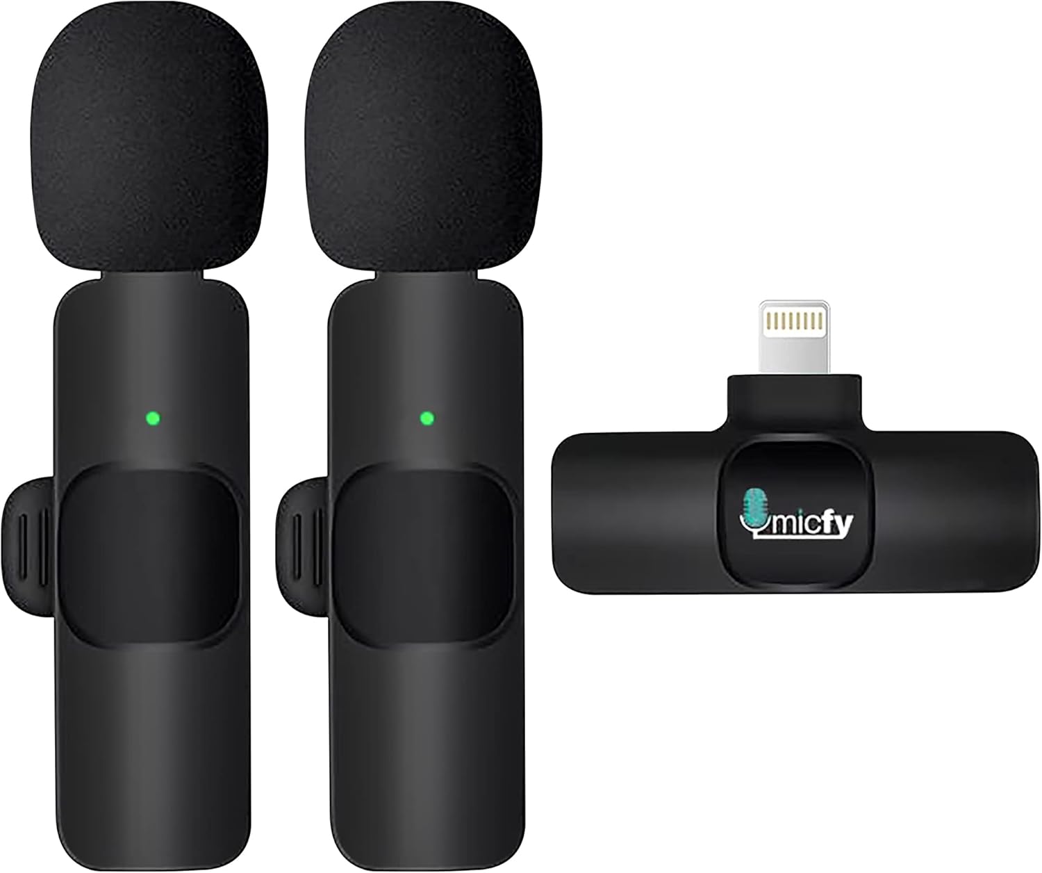 Micfy Wireless Microphone for iPhone Portable Clip On