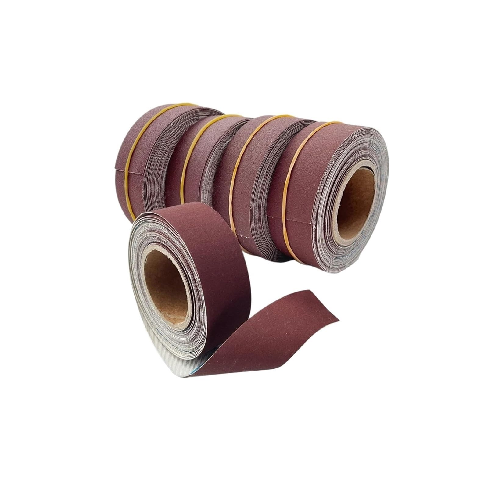 dfEDRd Aluminum Oxide Sanding Belts, Sandpaper Roll 8M 25mm Multi-Grit Wet Dry For Woodworking Metal Glass