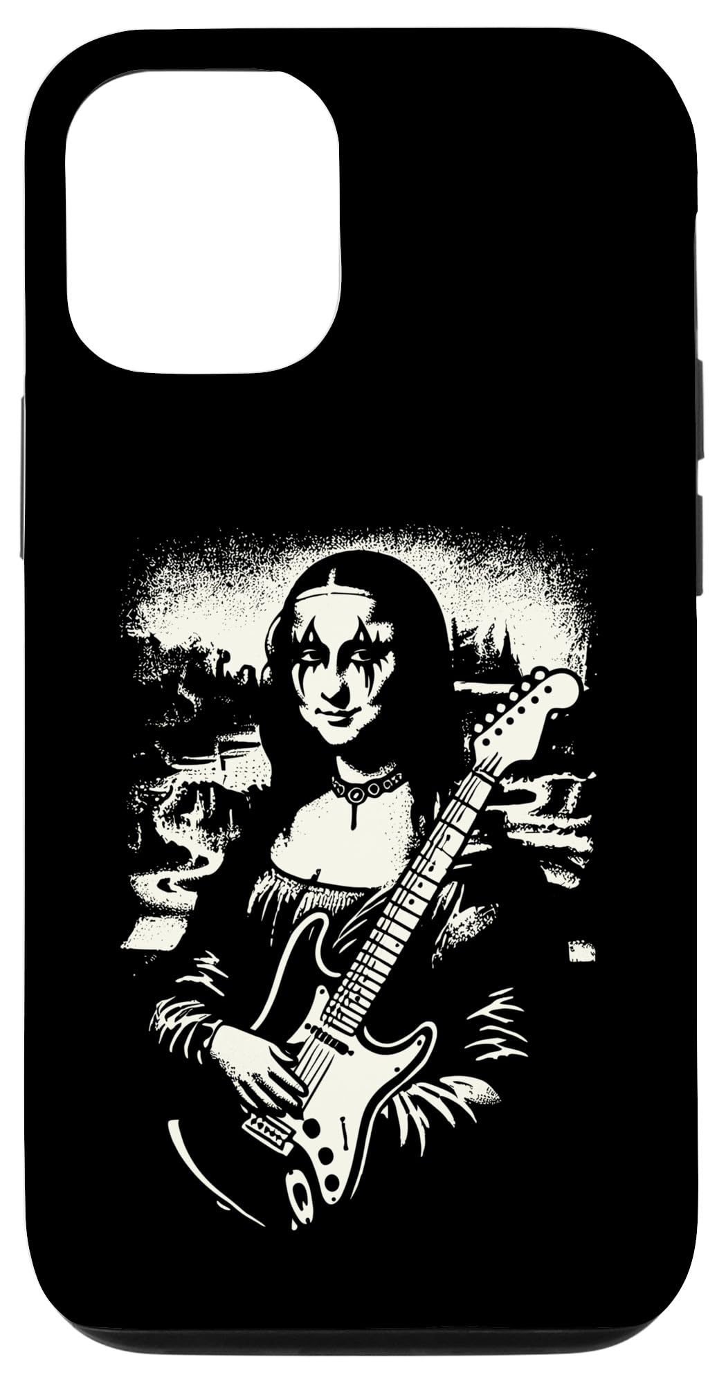 Mona Lisa Rock Music Band Concert Festival Electric Guitar Case for iPhone 14