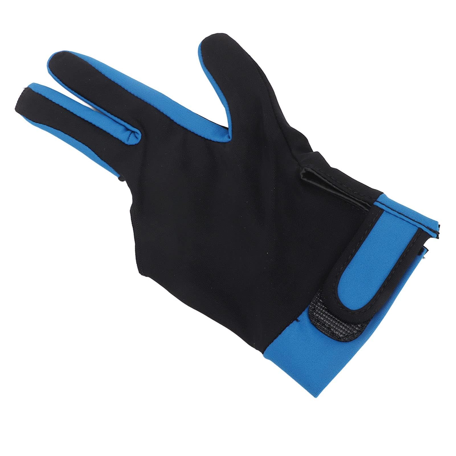 Guantes de Billar para Piscina, 3 Dedos, Guantes para Tacos, Tiradores, Tacos de Billar, Guantes Deportivos para Adultos, Manos Izquierdas y Derechas