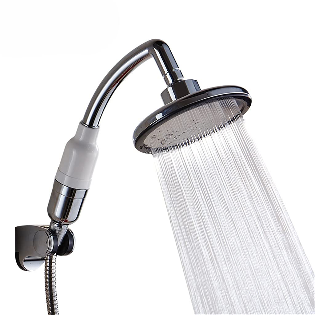 Multi-Fuction Big Handheld Shower Head 6 Inch Pressure Boost Waterfall Showerhead Water Purification Shower Filter